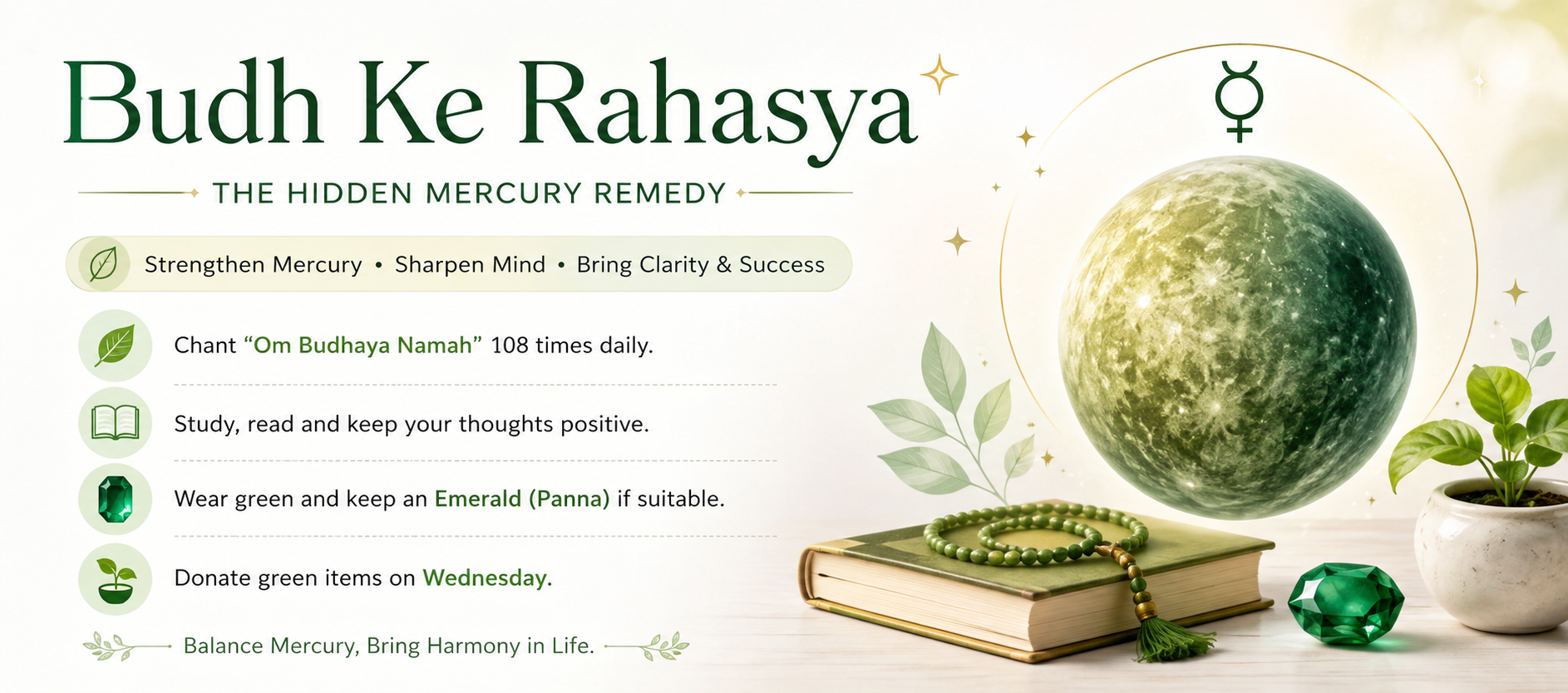 Secret Mercury Remedy in Lal Kitab with Budh Ke Rahasya Ka Remedy 